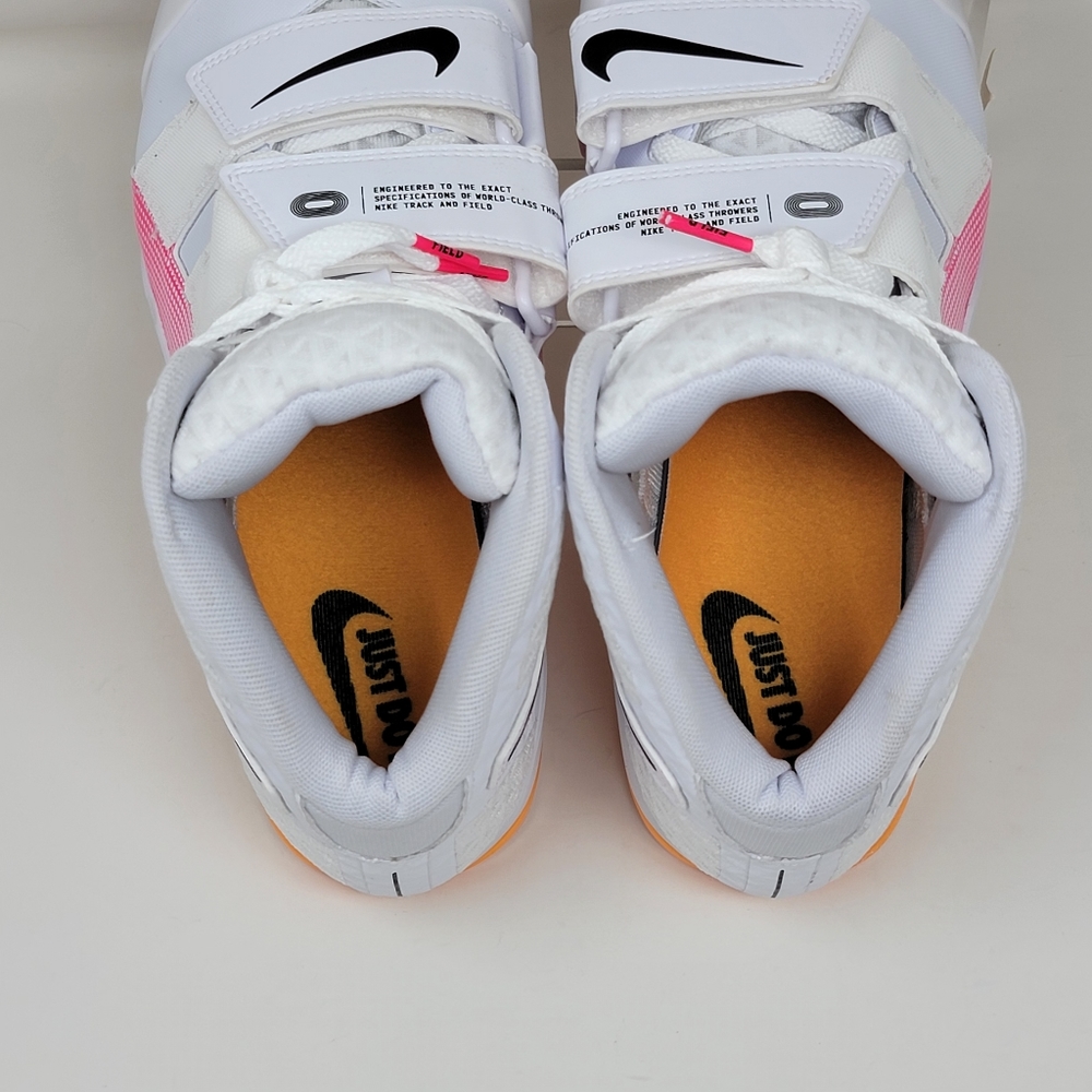 Nike Zoom Javelin Elite 3 Track White Pink Mens Size 12 AJ8119-101 New - Picture 9 of 10